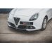 Накладка сплиттер на передний бампер на Alfa Romeo Giulietta рестайл